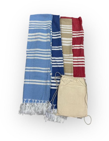 לונגי / מחצלת / מגבת חמם כותנה 