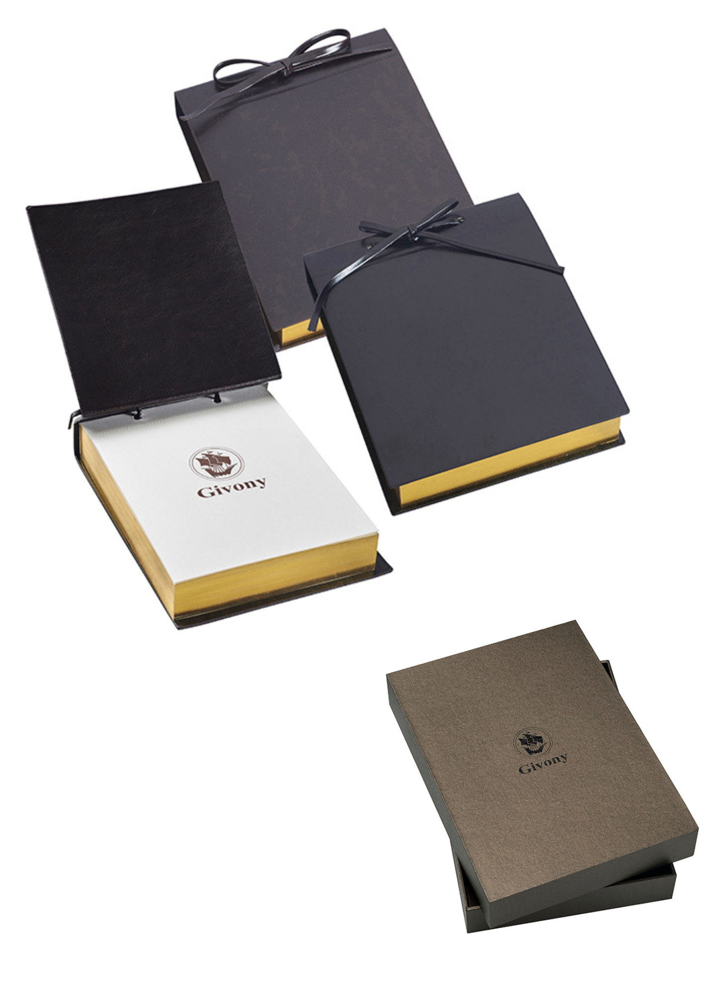 בלוק ממו דמוי עור givony