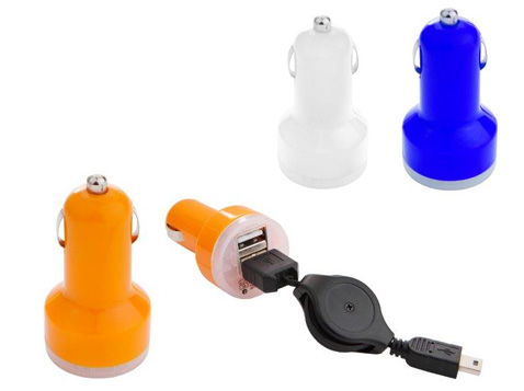 מעביר מתח USB לרכב 2 כניסות